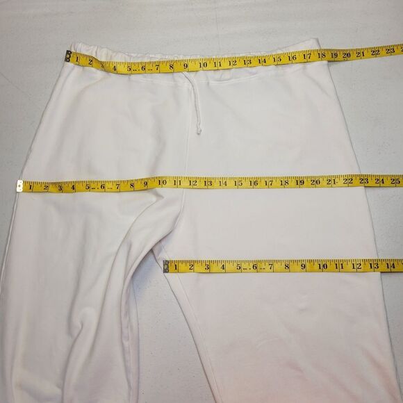 Fresh Produce White Cropped Pants and Matching Jacket Leisure Set Cotton - Picture 13 of 14